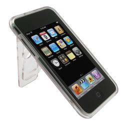 Eforcity Clip On Crystal Case w/ Stand for iPod Gen2 Touch, Clear by Eforcity