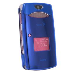 Eforcity Clip-on Crystal Case for Sanyo Katana LX 3800, Clear Blue by Eforcity