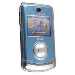 Eforcity Clip-on Crystal Case w/ Belt Clip for LG VX8560 Chocolate 3, Clear by Eforcity