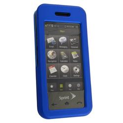 Eforcity Clip-on Rubber Coated Case for Samsung M800 Instinct, Blue by Eforcity