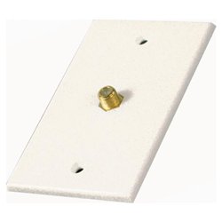 RCA Coax Faceplate - Coaxial - Ivory