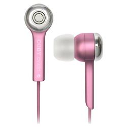 Coby Electronics CV-E51 Stereo Earphone - Connectivit : Wired - Stereo - Ear-bud - Pink
