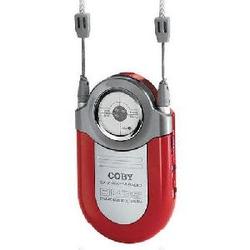 Coby Electronics CX-7 Mini AM/FM Radio Tuner (CX7RED)