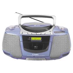 Coby Electronics MP-CD450 Portable CD/Radio/Stereo Cassette Player/Recorder