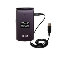 Gomadic Coiled Power Hot Sync and Charge USB Data Cable w/ Tip Exchange for the LG CU515 - Brand