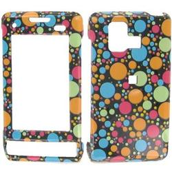 Wireless Emporium, Inc. Colorful Circles Snap-On Protector Case Faceplate for LG Dare VX9700