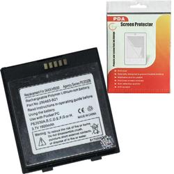 HQRP Combo replacement PE2032 battery for HP iPaq h5400 h5450 h5455 Series + Screen Protector