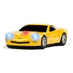 Road Mice Corvette (Yellow) Wireless Cordless USB Optical Laser Mouse