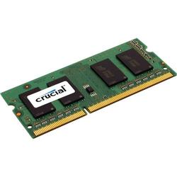 CRUCIAL TECHNOLOGY Crucial 2GB DDR3 SDRAM Memory Module - 2GB (1 x 2GB) - 1066MHz DDR3-1066/PC3-8500 - Non-ECC - DDR3 SDRAM - 204-pin SoDIMM