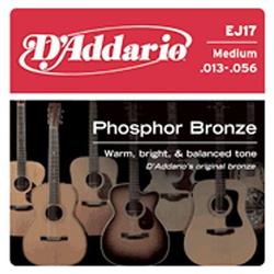 D'addario D'Addario Phosphor Bronze Acoustic Guitar strings - Medium Gauge EJ17