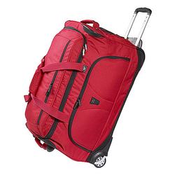 Delsey 40226RD Helium Hyperlite 26in. Rolling Duffel - Fire Red