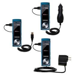 Gomadic Deluxe Kit for the Samsung Juke includes a USB cable with Car and Wall Charger - Brand w/ Ti