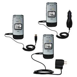 Gomadic Deluxe Kit for the Sanyo Pro 200 includes a USB cable with Car and Wall Charger - Brand w/ T