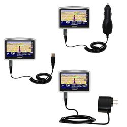 Gomadic Deluxe Kit for the TomTom XL 330 includes a USB cable with Car and Wall Charger - Brand w/ T