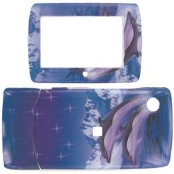Wireless Emporium, Inc. Dolphins Snap-On Protector Case Faceplate for Sidekick 2008