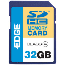 Edge EDGE 32GB SDHC Flash Memory Card Class 4