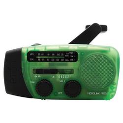 Eton ETON FR150GR Microlink Radio with Flashlight and Cell Phone Charger - Green