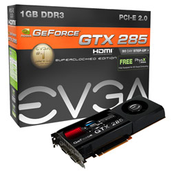 EVGA GeForce GTX 285 SC 1GB DDR3 675MHz PCI-E 2.0 Video Card
