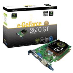 eVGA.com EVGA e-GeForce 8600 GT Graphics Card - nVIDIA GeForce 8600 GT 540MHz - 256MB GDDR3 SDRAM 128bit - PCI Express x16 - Retail