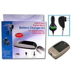 Eforcity Nikon EN-EL2 Compatible Battery Charger Set for Nikon Coolpix 2500 / 3500 / SQ