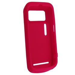 Eforcity Premium Silicone Skin Case for Motorola ZN5 Zine, Hot Pink