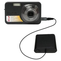 Gomadic Emergency AA Battery Charge Extender for the Kodak V1273 - Brand w/ TipExchange Technology