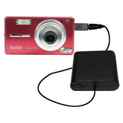 Gomadic Emergency AA Battery Charge Extender for the Kodak V530 - Brand w/ TipExchange Technology