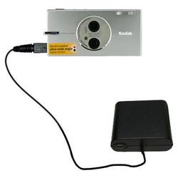 Gomadic Emergency AA Battery Charge Extender for the Kodak V705 - Brand w/ TipExchange Technology