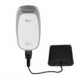 Gomadic Emergency AA Battery Charge Extender for the LG Aloha - Brand w/ TipExchange Technology