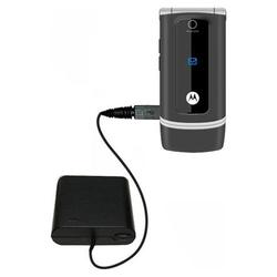 Gomadic Emergency AA Battery Charge Extender for the Motorola W375 - Brand w/ TipExchange Technology
