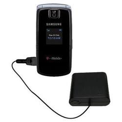 Gomadic Emergency AA Battery Charge Extender for the Samsung SGH-T439 - Brand w/ TipExchange Technol