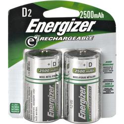 Energizer D Size Nickel Metal Hydride Rechargeable Battery - Nickel-Metal Hydride (NiMH) - General Purpose Battery