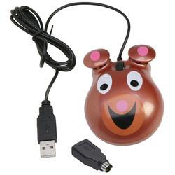 ERGOGUYS Ergoguys Bear Themed Computer Mouse - Optical - PS/2, USB - 2 x Button