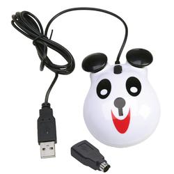 ERGOGUYS Ergoguys Panda Themed Computer Mouse - Optical - PS/2, USB - 2 x Button