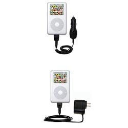 Gomadic Essential Kit for the Apple iPod Photo (30GB) - includes Car and Wall Charger with Rapid Charge Tech