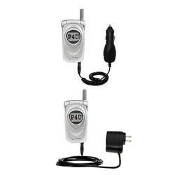 Gomadic Essential Kit for the Audiovox CDM 8900 - includes Car and Wall Charger with Rapid Charge Technology