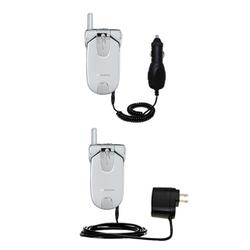 Gomadic Essential Kit for the Audiovox CDM 8930 - includes Car and Wall Charger with Rapid Charge Technology