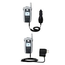 Gomadic Essential Kit for the Audiovox PM 8920 - includes Car and Wall Charger with Rapid Charge Technology