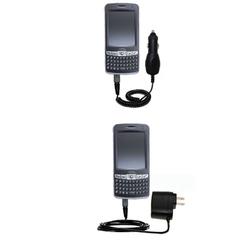Gomadic Essential Kit for the BenQ P50 - includes Car and Wall Charger with Rapid Charge Technology - Gomad