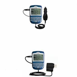 Gomadic Essential Kit for the Blackberry 6210 - includes Car and Wall Charger with Rapid Charge Technology