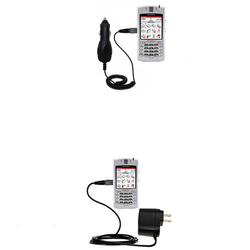 Gomadic Essential Kit for the Blackberry 7100v - includes Car and Wall Charger with Rapid Charge Technology