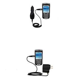 Gomadic Essential Kit for the Blackberry 7100x - includes Car and Wall Charger with Rapid Charge Technology
