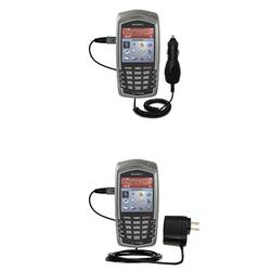 Gomadic Essential Kit for the Blackberry 7130e - includes Car and Wall Charger with Rapid Charge Technology