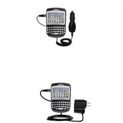 Gomadic Essential Kit for the Blackberry 7210 - includes Car and Wall Charger with Rapid Charge Technology