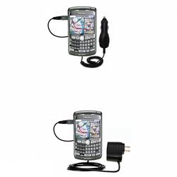 Gomadic Essential Kit for the Blackberry 8310 - includes Car and Wall Charger with Rapid Charge Technology