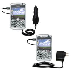 Gomadic Essential Kit for the Blackberry Curve - includes Car and Wall Charger with Rapid Charge Technology