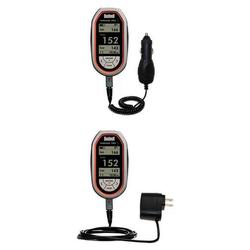 Gomadic Essential Kit for the Bushnell Yardage Pro - includes Car and Wall Charger with Rapid Charge Technol