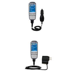 Gomadic Essential Kit for the Cingular 2125 - includes Car and Wall Charger with Rapid Charge Technology -