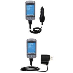 Gomadic Essential Kit for the Cingular 8525 - includes Car and Wall Charger with Rapid Charge Technology -