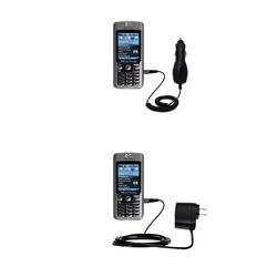 Gomadic Essential Kit for the HP iPAQ 500 Voice Messanger - includes Car and Wall Charger with Rapid Charge